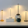 Type-C Rechargeable Table Lamp Creative Dining Touch Led Hotel Bar Coffee Pina Table Lamp Lampada Da Tavolo Decorative Desk Lamp 1