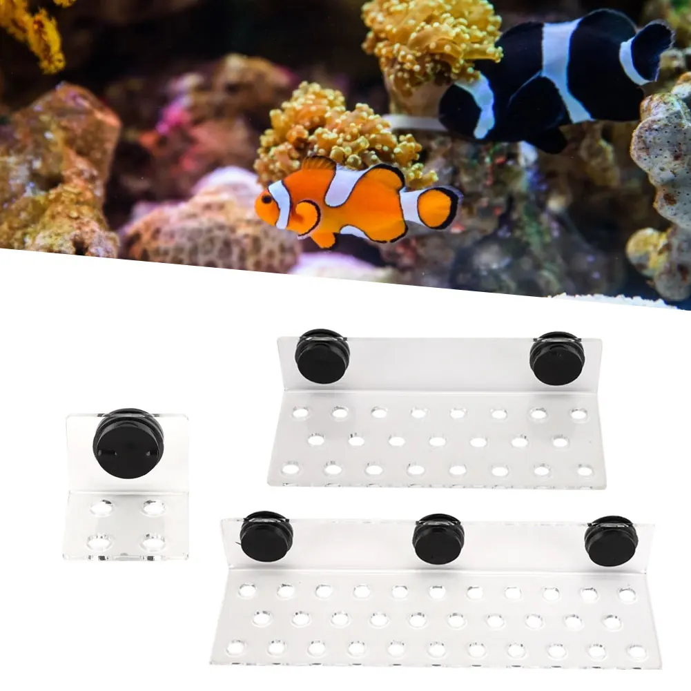 Aquarium Plant Tools Rack Acrylic Coral Rack Aquarium Fish Coral Rack Bracket Acrylic Strong Suction Frag Bracket