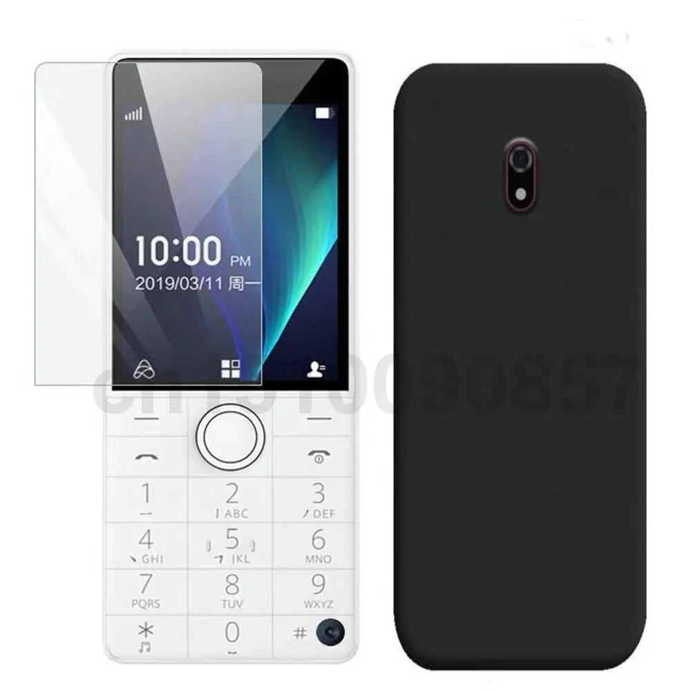 Cover In Vetro + Silicone 2 In 1 Per Xiaomi Qin F21 F22 Pro Custodia Protettiva In Vetro Temperato Per Xiaomi Qin F22 Pro