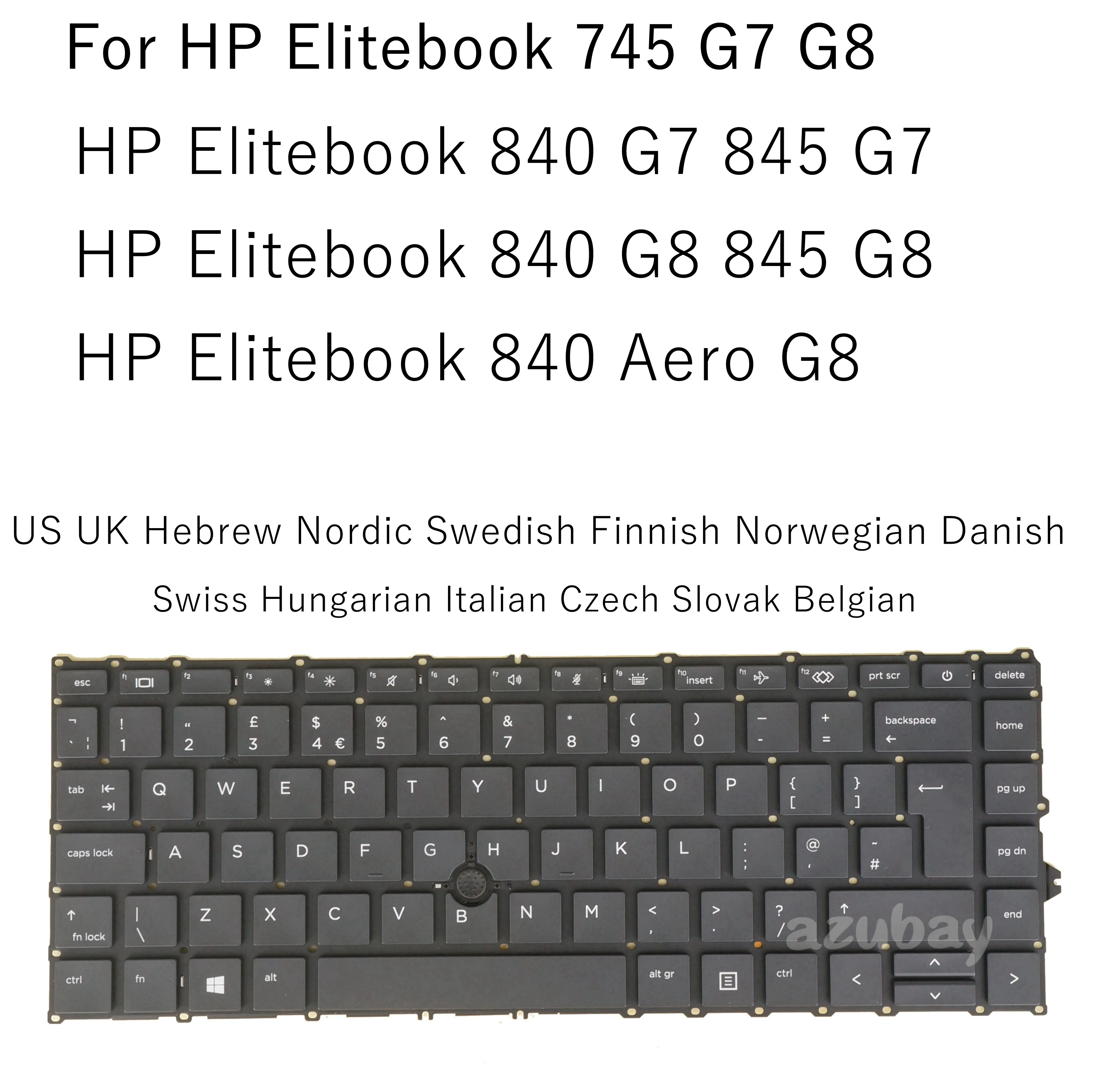 Teclado do Portátil para hp Hpm19f8 Hpm19f86gb6930 6037b0163903 M07090-m36312- 001 031 Bb1 Dh1 081 091 B71 Bg1 061 211 Fl1 A41 201