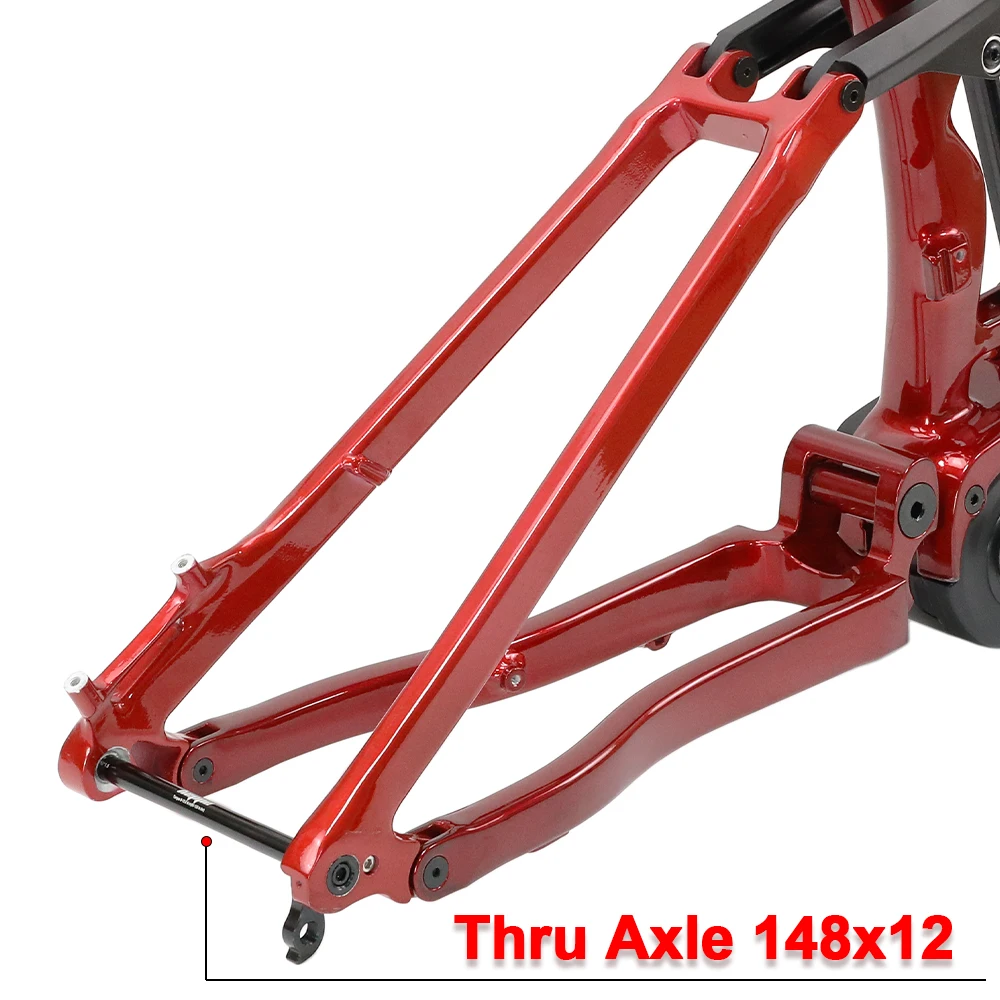 Electric Mountain Bike Frame E-bike Frame 27.5/29ER Hybrid Bike 17/19inch Bafang M620 Mid-Motor 17.5Ah Integrated Battery