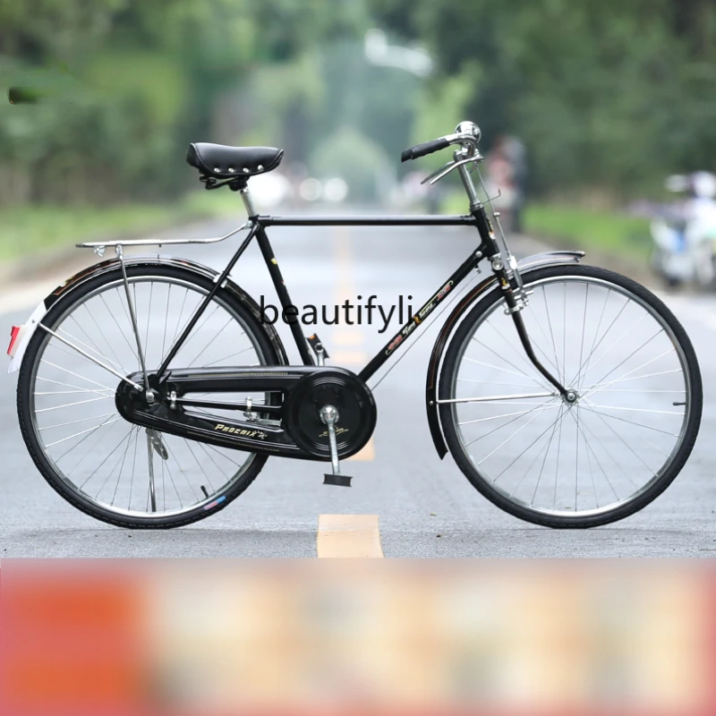 yjOldShanghaiPhoenix2628InchRetroBicycleHeavyLoad28Bar