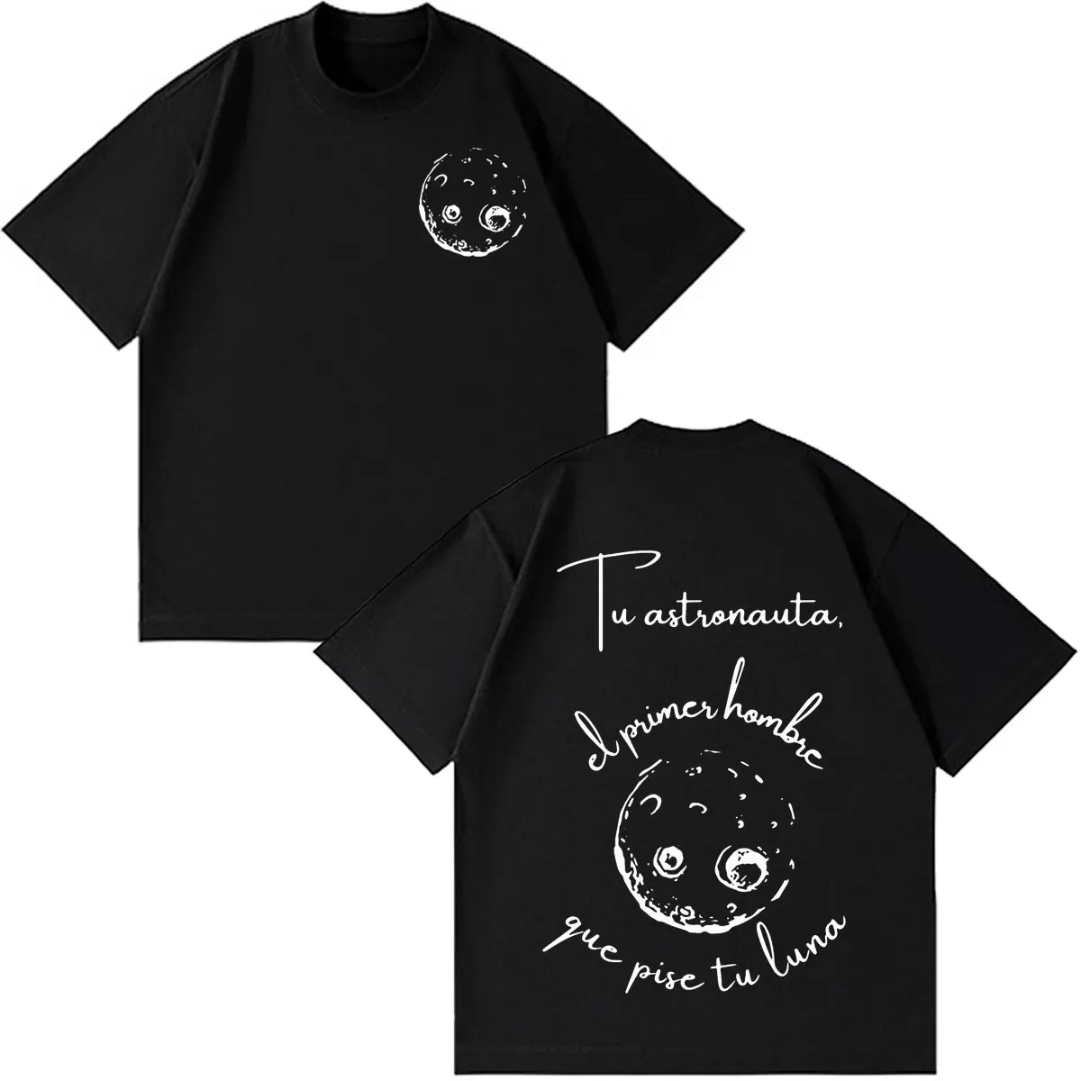 Rapper Melendi Tour Print Merch T-Shirt für Männer und Frauen, modisches Vintage-T-Shirt, kurzärmelig, lässig, Baumwolle, übergroße Hip-Hop-T-Shirts