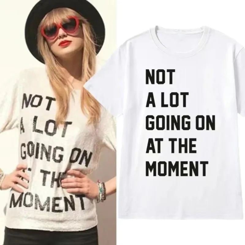 Summer Fashion Printed T Shirt Women's Party Bar T Shirt Vintage Harajuku Women's Swift Trend O-Neck Casual Short Sleeve Top 3