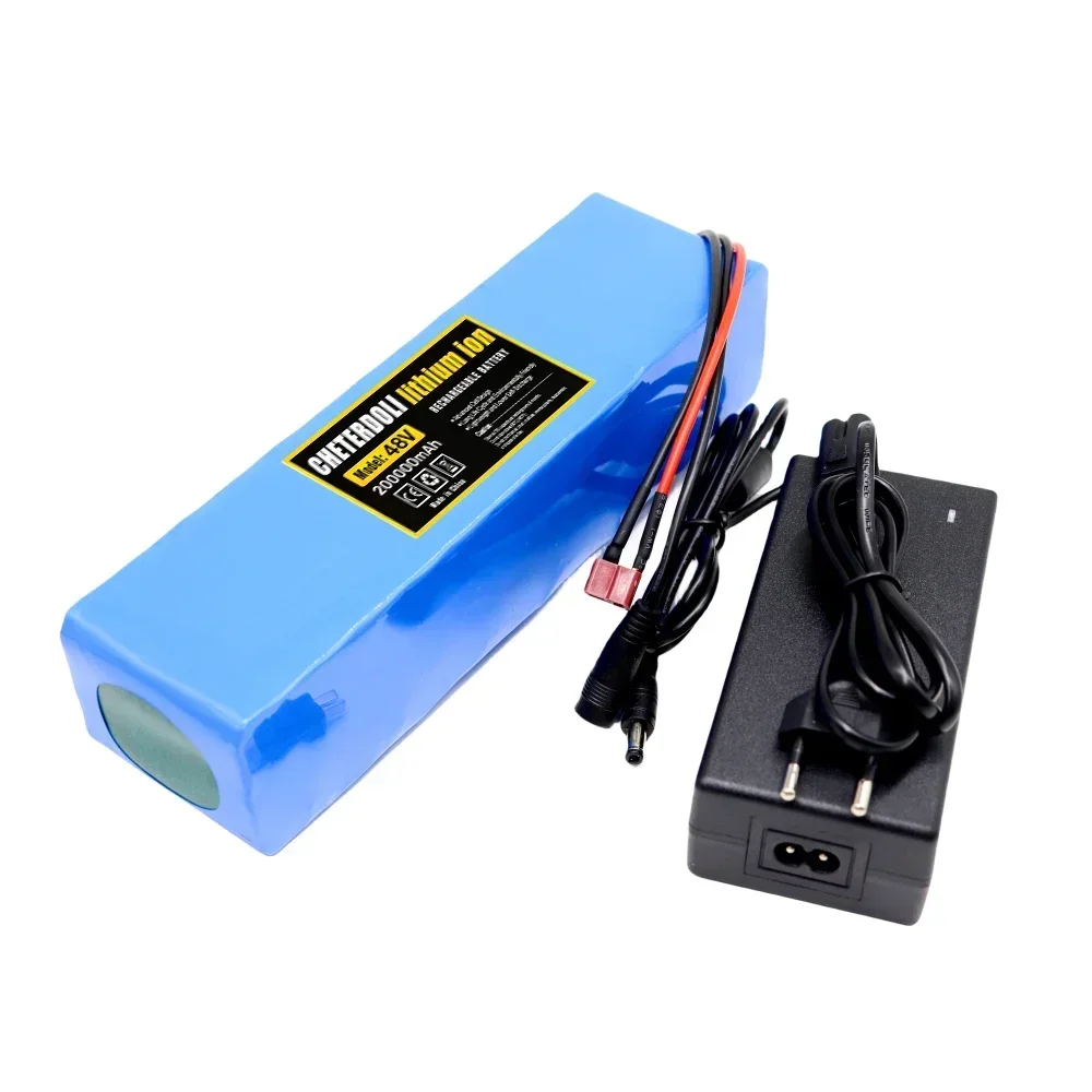 Batteria per E-bike 48V 20Ah, Pacco Batterie agli Ioni di Litio 18650 13S3P, Kit di Conversione eBike Bafang 1000W e Caricabatterie 54.6V 2A + Connettore XT60 - immagine 6