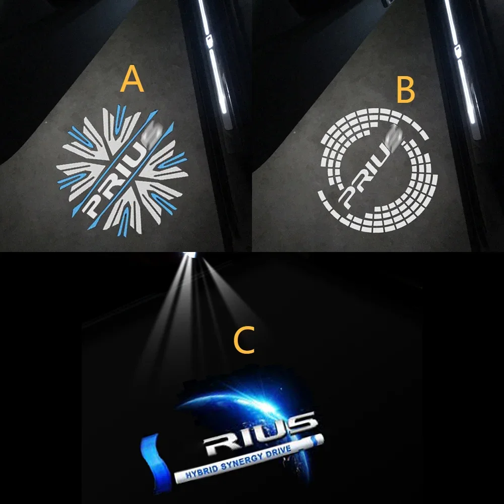 

2Pcs LED Car Door Laser Projector For Toyota Prius 20 30 50 XW20 XW30 XW50 2016 2017 2018 2019 2020 2021 2022 Lights Accessories