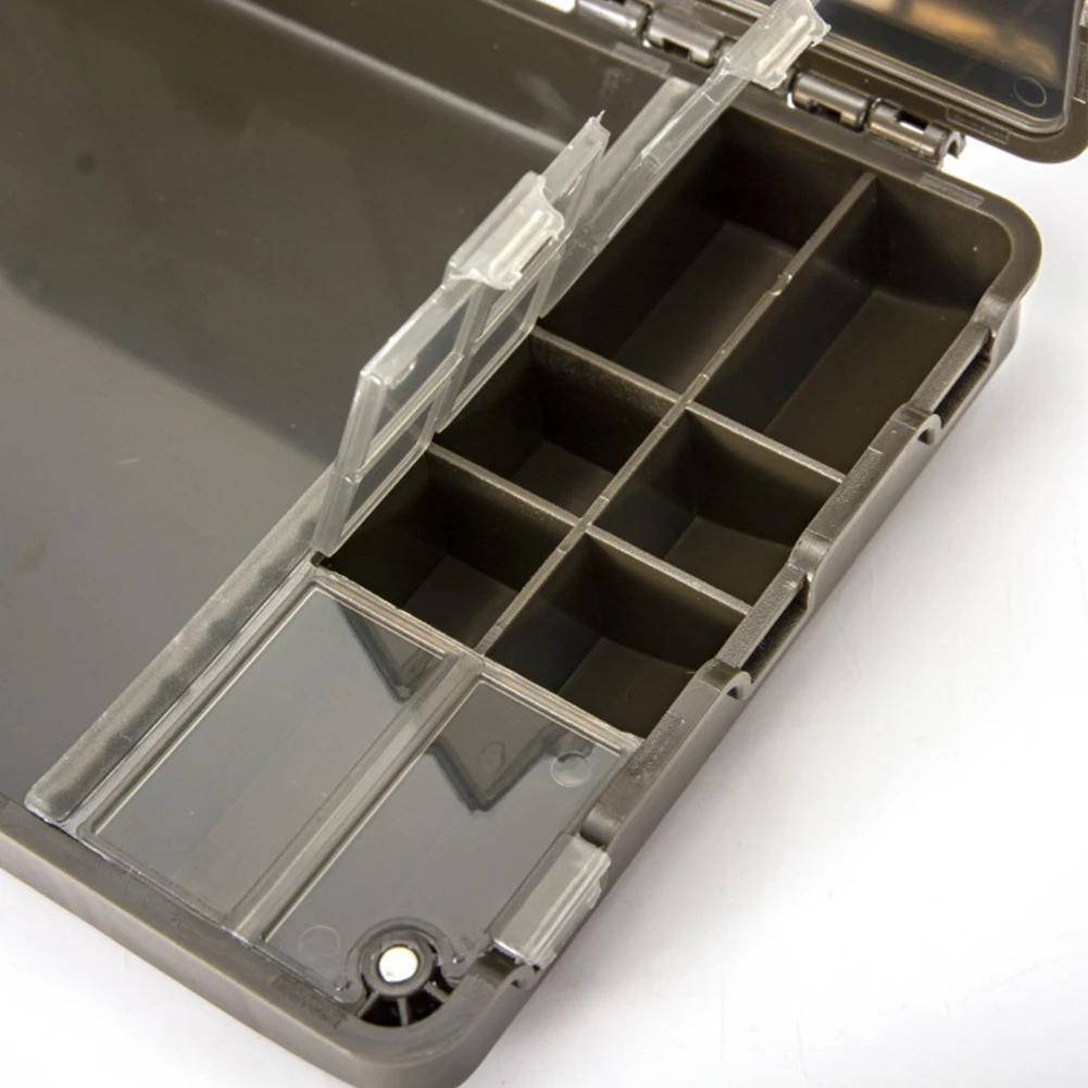 Carp Fishing Organizer Box Portable Fishing Tackle Storage Organizer 27 Grid Magnetic Multipurpose Compartments Pesca Tool