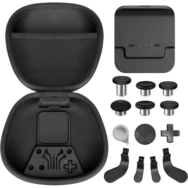 Ultimate Accessory Kit for Xbox Elite Series 2 Controller - Carrying Case, Charging Dock, Paddles, D-Pads, and Thumbsticks