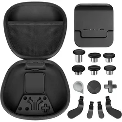 Ultimate Accessory Kit for Xbox Elite Series 2 Controller - Carrying Case, Charging Dock, Paddles, D - Pads, and Thumbsticks (Black)