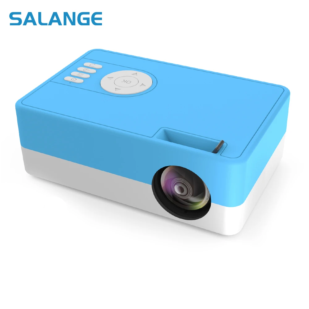 projector mobile Salange J15C Mini Projector Supported Full HD 1080P Video Beamer LED Video Home Theater Compatible with USB AV 1080p projector