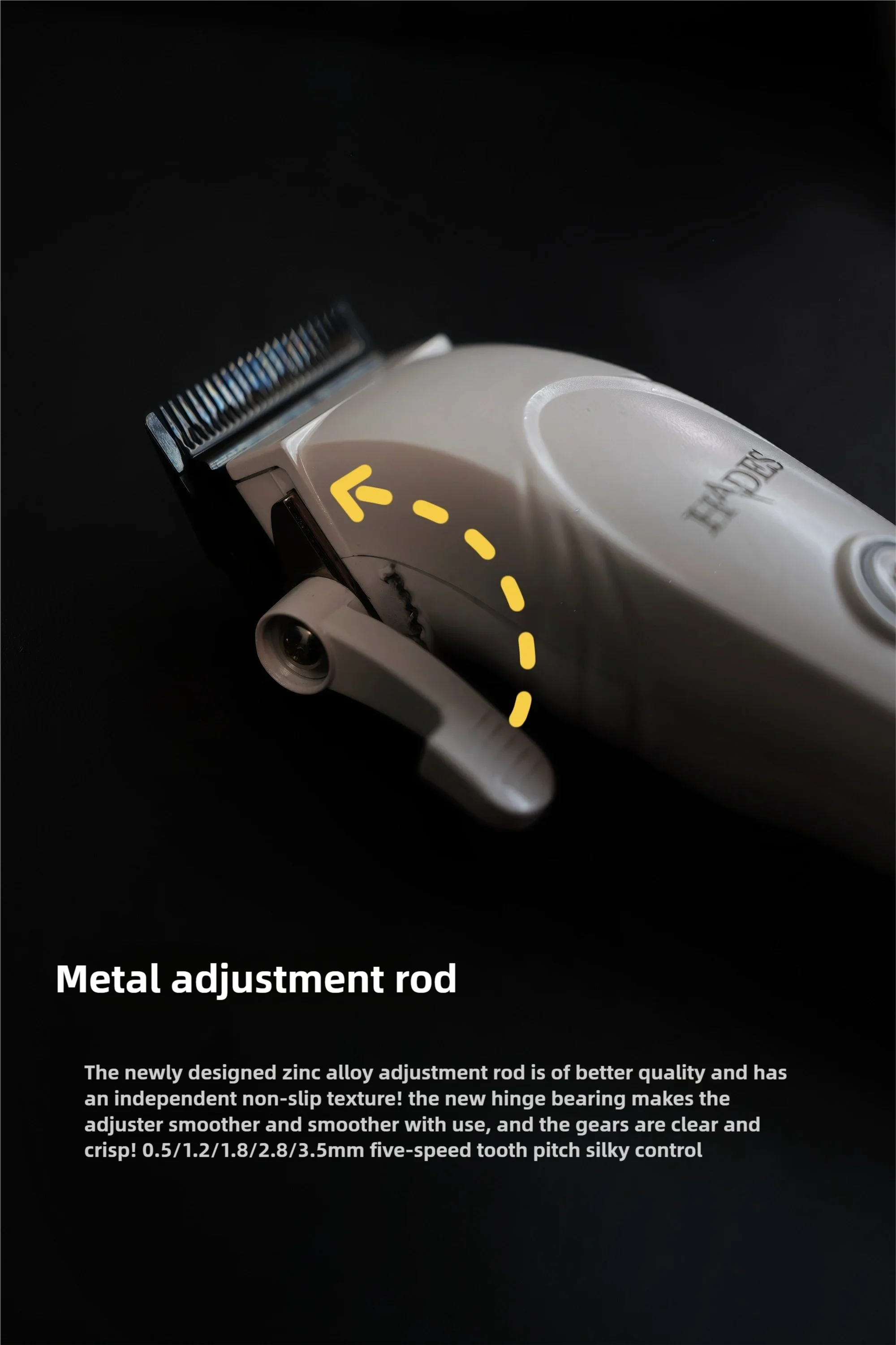 JUCAI SPACE X PRO Digital Brushless 7200rpm Metal Professional Hair Clippers for Men,Cordless Rechargeable Clippers 4