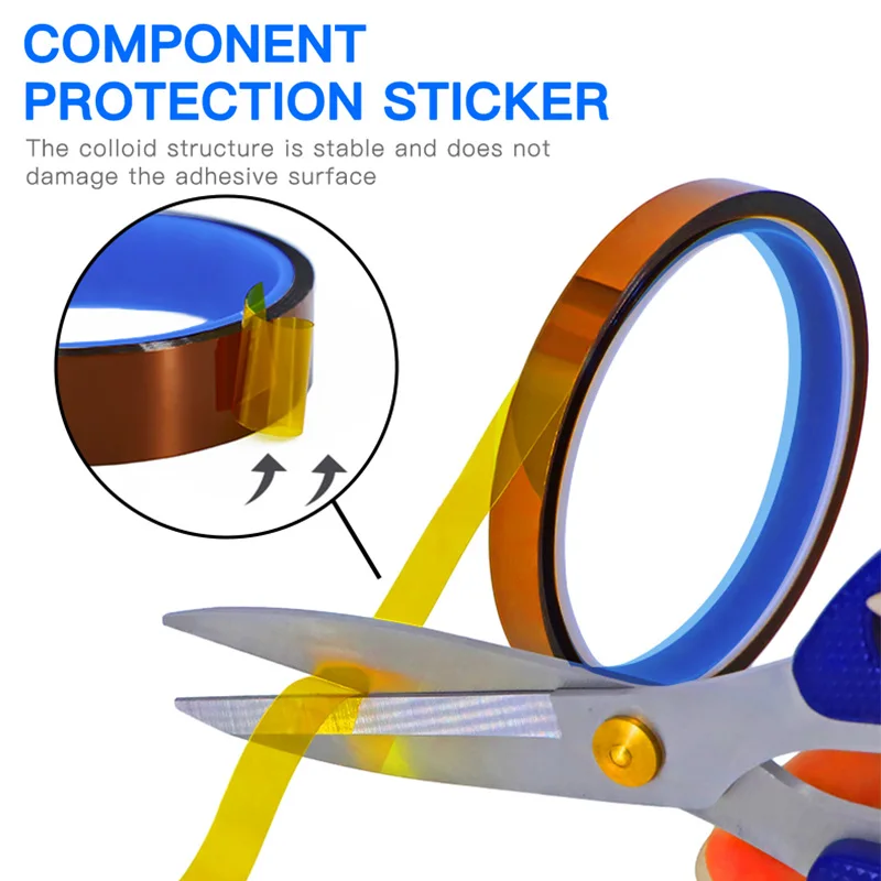 Nastro Polyimide Termico 5 Pezzi - Resistente Fino A 280°C Per Saldatura PCB - Foto 9