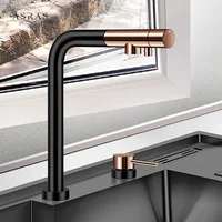 ASRAS ดึงออกยกก๊อกน้ําสาม-in-one กรองน้ําร้อนและเย็นน้ําอิสระสวิทช์ก๊อกน้ําห้องครัวสําหรับอ่างล้างจาน 1