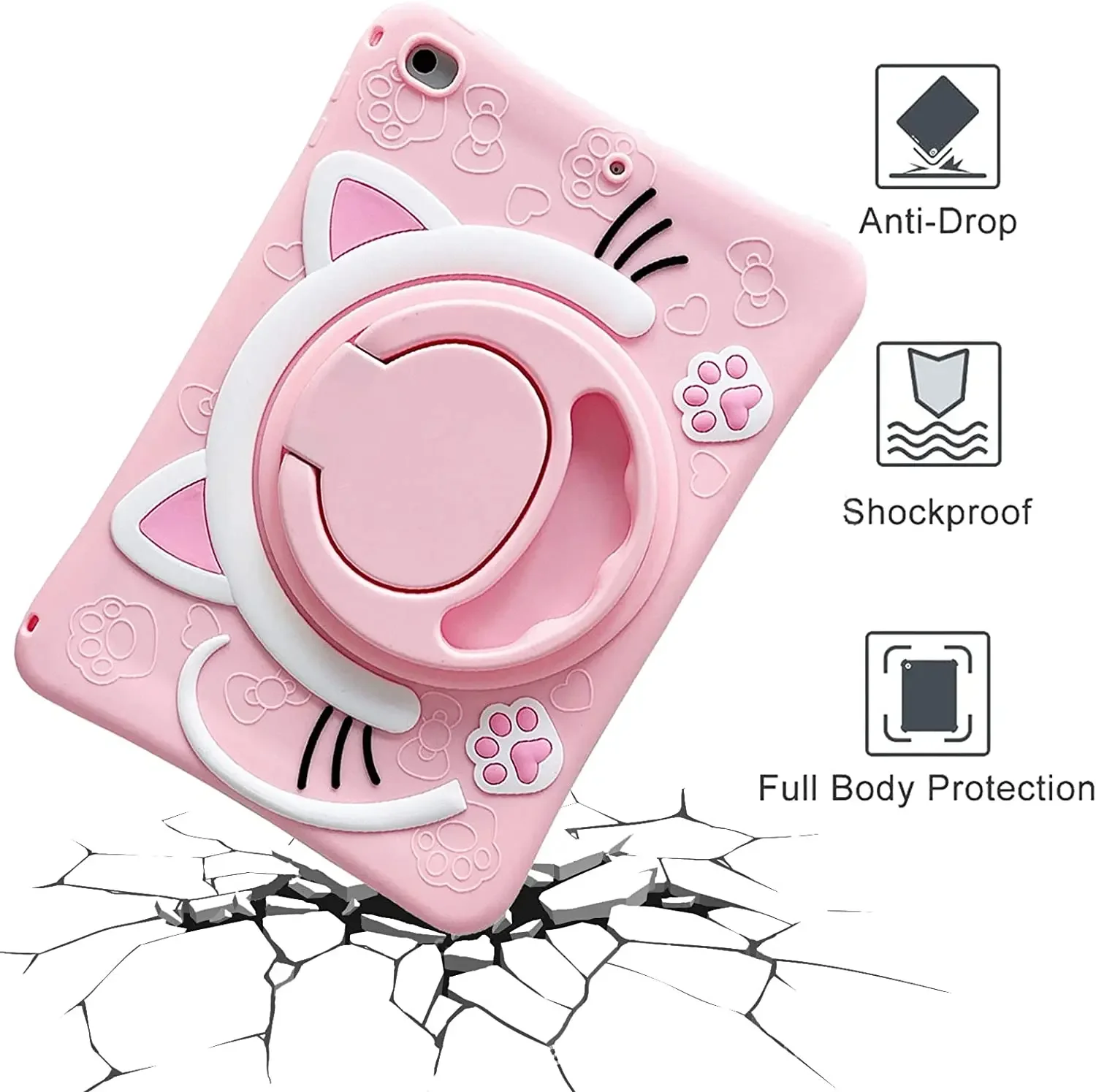 Shell à Prova de Choque para Crianças Samsung Galaxy Tab a 8.0 Sm-t290 T295 10.1 T510 T515 Capa do Tablet a7 Lite8.7 a9 Mais 112023 Case - Imagem 3