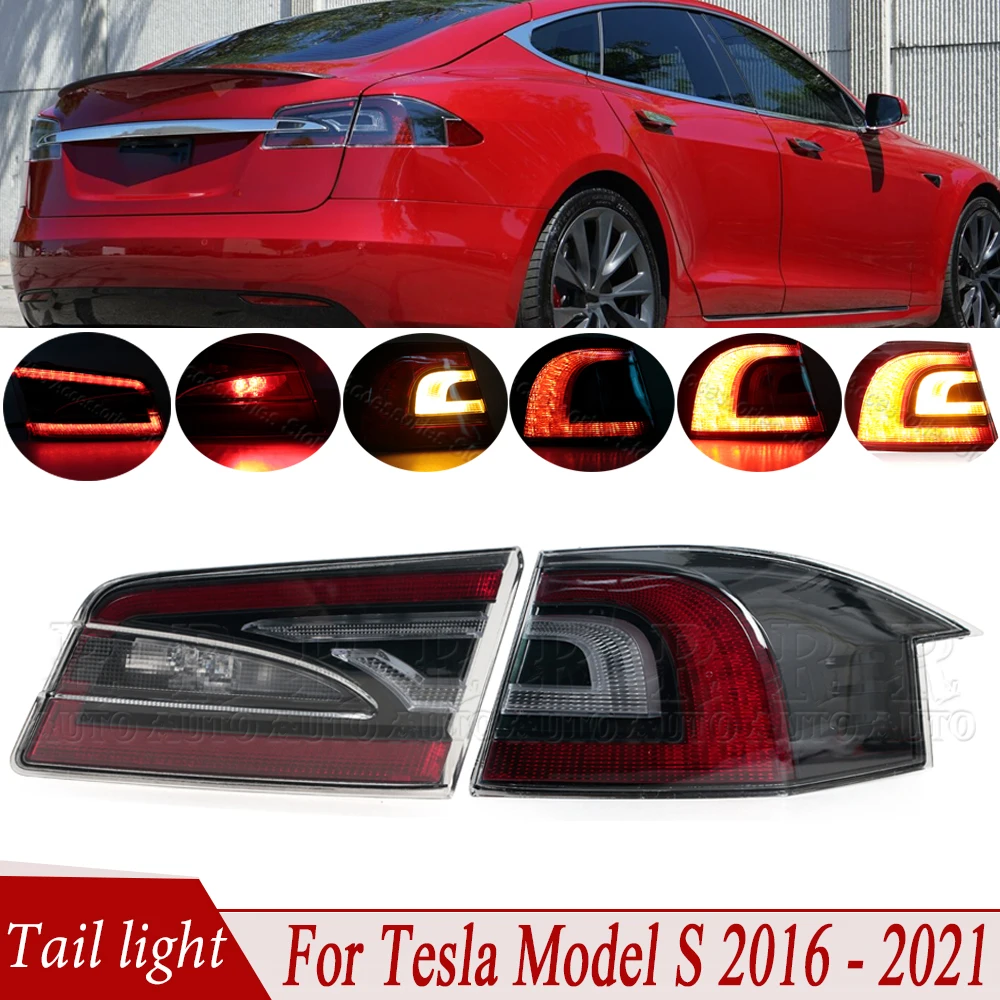 Achterlicht Voertuig Achterremlicht Voor Tesla Voor Model