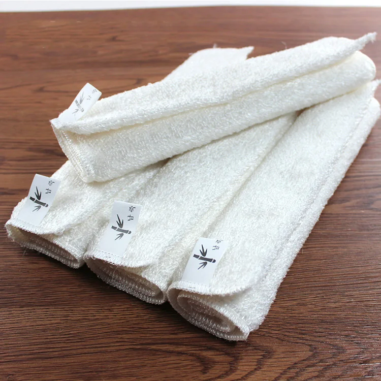 Hot Selling 5pcs Kitchen clean Bamboo Fiber Dishcloth Dish washing Cloth  Rags dishrag Hand Towel for home use tools - AliExpress