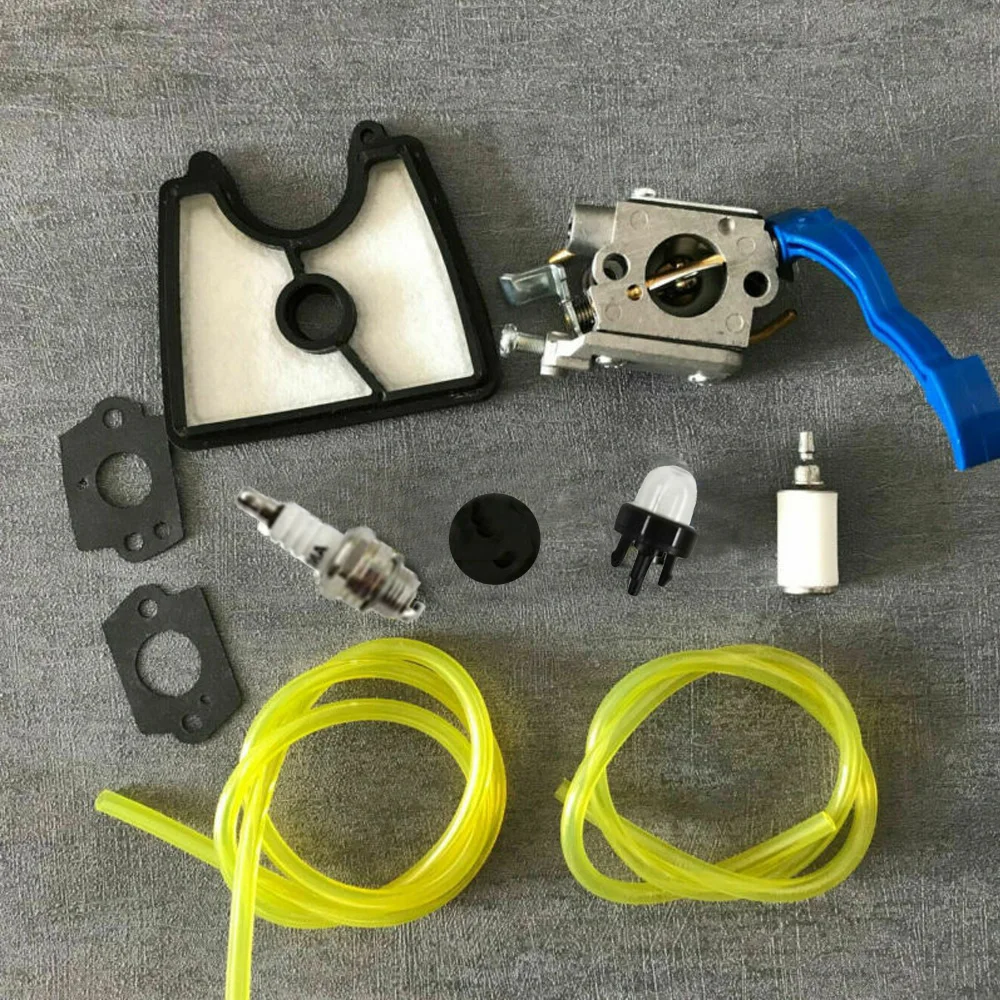 

Replacement Carburetor Kit Spark Plug Tool 125BV 125B 125BX Air Filter Chainsaw For Husqvarna Fuel Oil Line Gasket