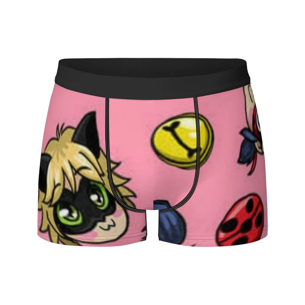 Show-TV-M-Miraculous-L-Ladybug-Cartoon Boxer Men's Panties Underpants Male Breathable Man Boxershorts Underwear For Men