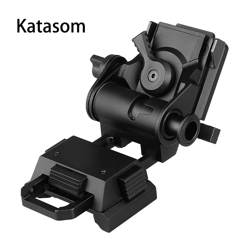 Katasom Night Vision Helmet Mount High Quality Bracket For PVS15 PVS18 NVG Camera pvs 14 accessories mount monocular j arm adapter nvg dovetai aerospace aluminum night vision helmet mount