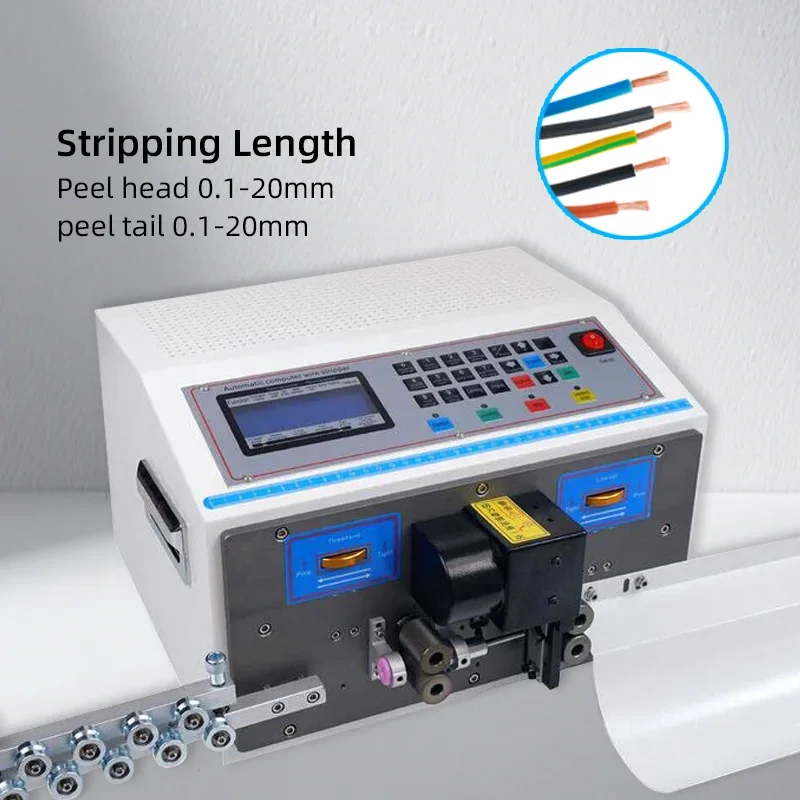 Latest Automatic Computer Wire Stripping Machine Peeling Skinning Cutting Cable