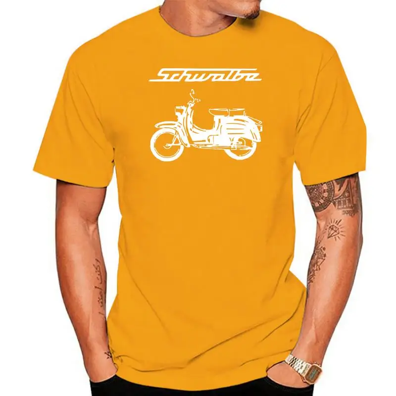 Schwalbe T-Shirt Simson Habicht Ifa Ciclomotore Motorroller Ostalgie Ddr Escavatori