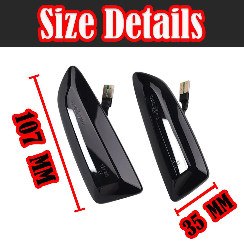 Sequential Blinker LED Side Marker Light For Opel Zafira
