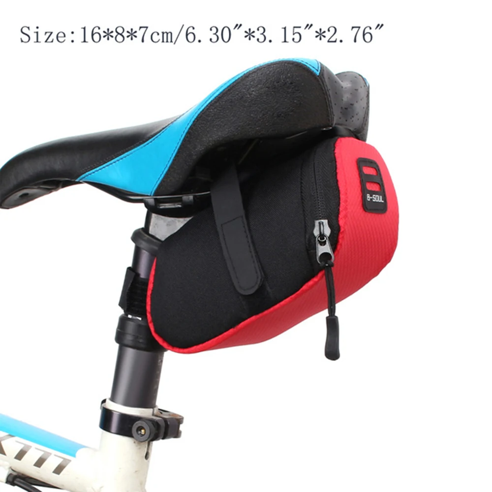 Bolsa para sillín de bicicleta, bolsa trasera para asiento de bicicleta,  MTB B-SOUL Alforja para bicicleta