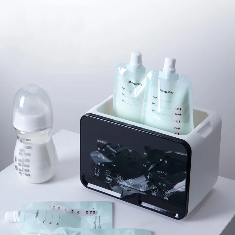 Automatic Baby Bottle Warmer & Sterilizer Double Bottle Warmer Breast Milk Newborn Feeding 6 In 1 bottle warmer milk bottle heater bottle sterilizer