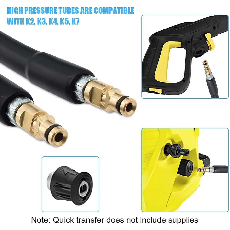 Karcher K3 K5 Replacement Hose 15M Extension Water Hose Pipes For
