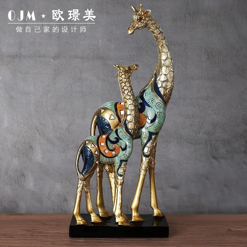 

Giraffe Decoration Creative Villa New House and Living Room TV Cabinet Hallway Home Jewelry Gift Modern Light Luxury Decoration