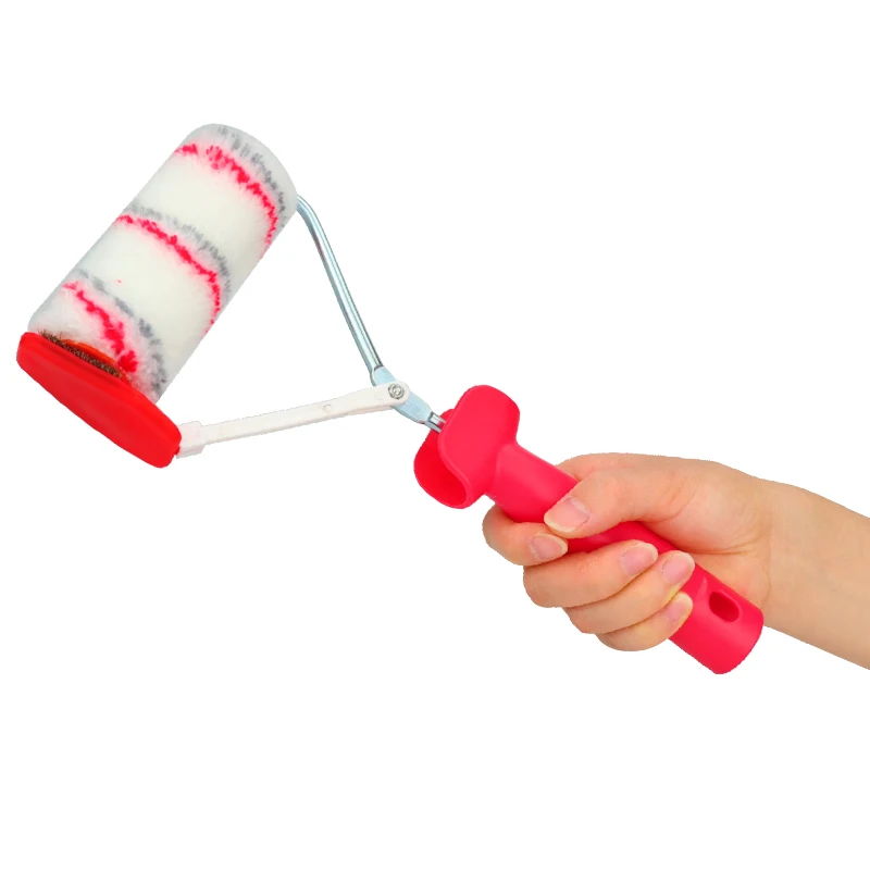 Wall Painting Brush Paint Roller Brush Trimming Paint Brush 4 Inch Multifunctional Corner Drum Brush Wall Brushes Tackle Roll Decorative Painting Tools