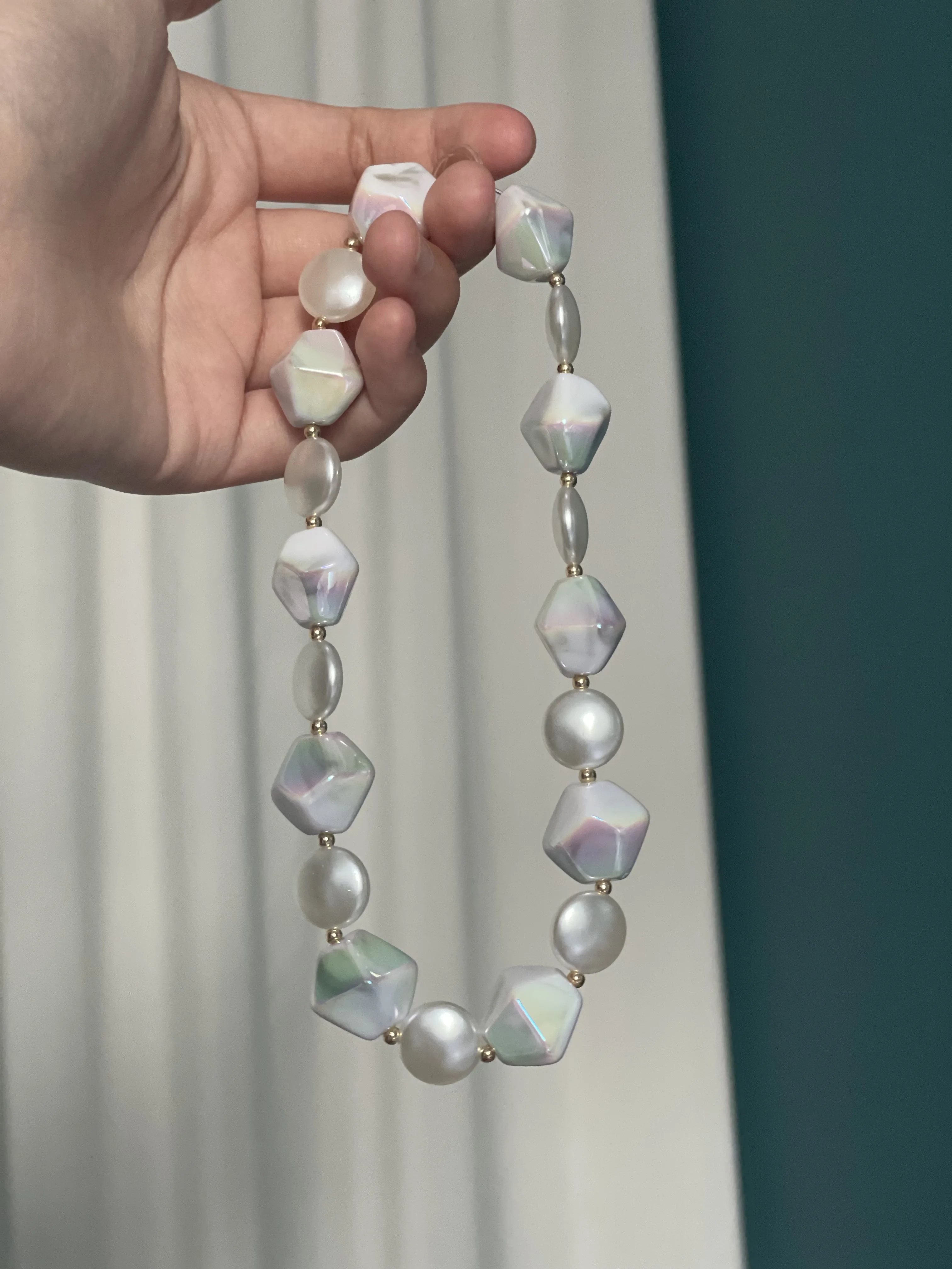 Acrylic Beads Bracelet Necklace Key Chain DIY Accessories