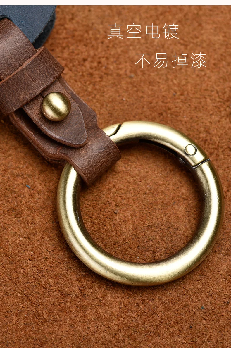 Copertura chiave auto in pelle fatta a mano a 3 pulsanti per Hyundai Tucson 2021 2022 Keyless Entry - S2370c1c24a37466884f062c7d24ed3c3Q