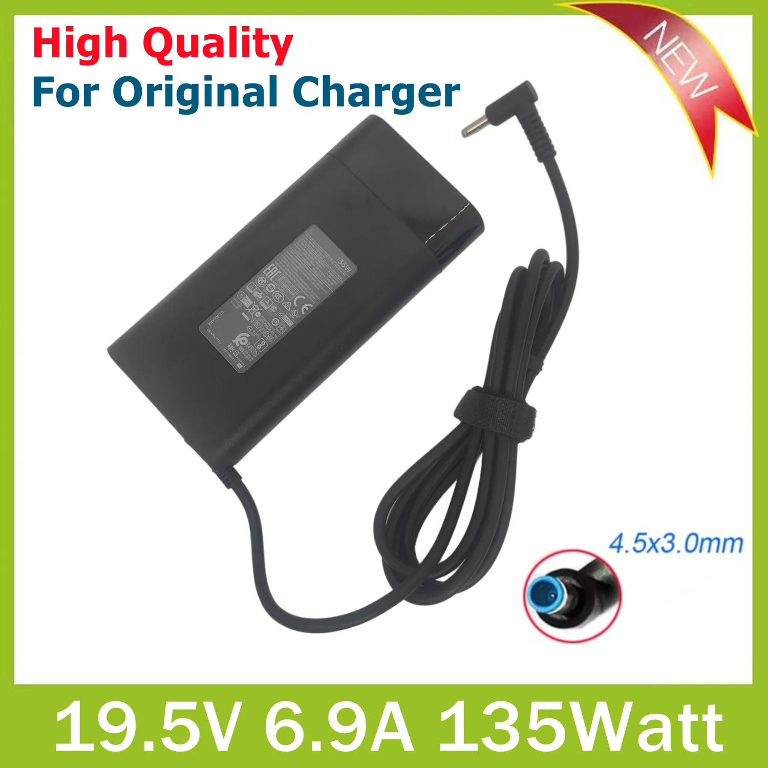 

Оригинальное зарядное устройство для ноутбука HP Pavilion BC400ur 15-BC440TX, 19,5 в, 135 а, Вт, адаптер для ноутбука X360 15-EB0020CA 4K