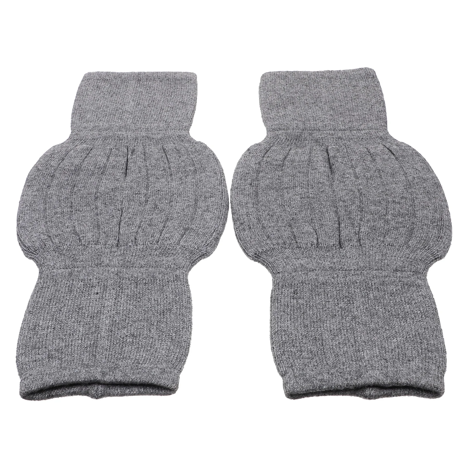 

2 Pcs Thermal Joint Knee Sleeves Useful Knee Braces Knee Warm-keeping Pads (Grey)