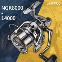 LINNHUE Big Spinning Fishing Reel 8000 9000 10000 12000 14000 Reel Drag 20KG Powerful Reel Saltwater Fresh Water Fishing Pesca 1