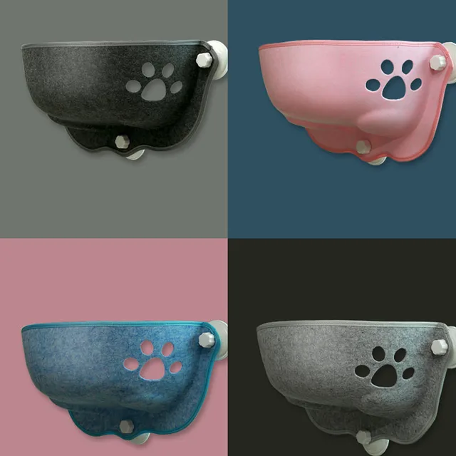 Amaca Per Gatti Da Finestra Con Ventose - Letto Sdraio Per Davanzale, Resistente Fino A 15 Kg