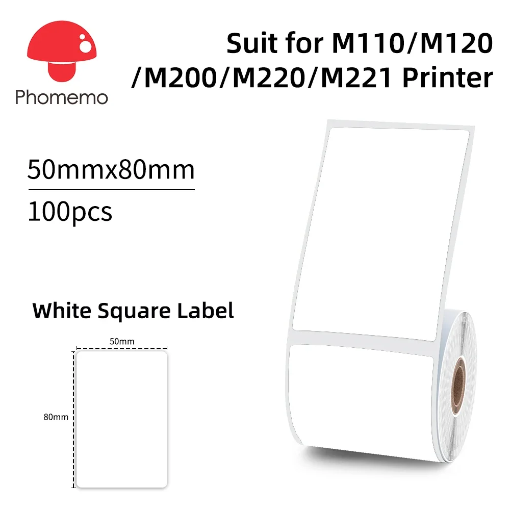 Compact Wireless Bluetooth Label Printer – Thermal, Portable, and Easy-to-Use with Free App Integration