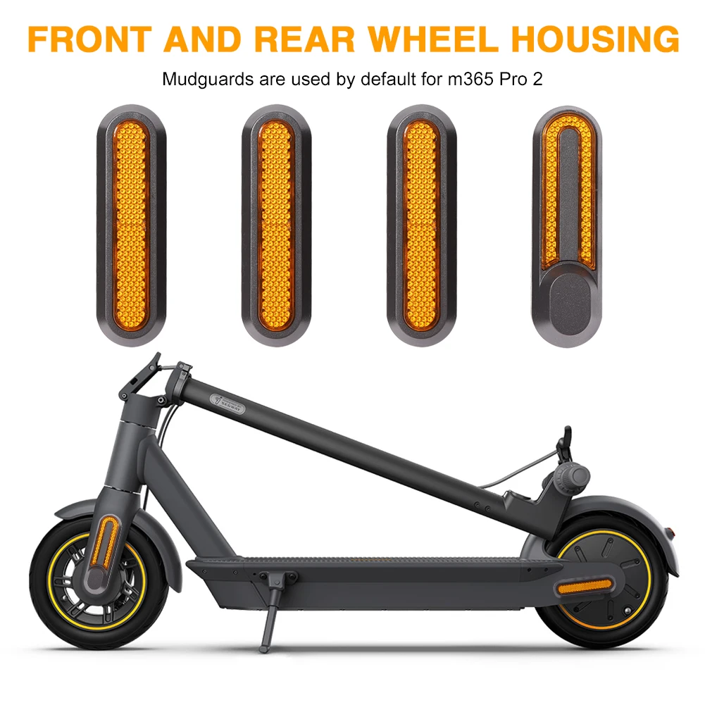Wheel Cover Protect Shell for Xiaomi Mijia Electric Scooter Pro 2/1s/M365 Hub Cap Protective Shells Reflective Stickers 4pcs scooter accessories,scooter protection cover
