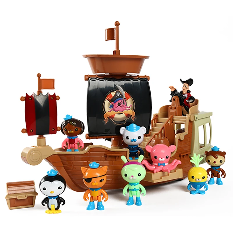 Octonauts-子供のおもちゃの食器,水中反射の置物,誕生日または