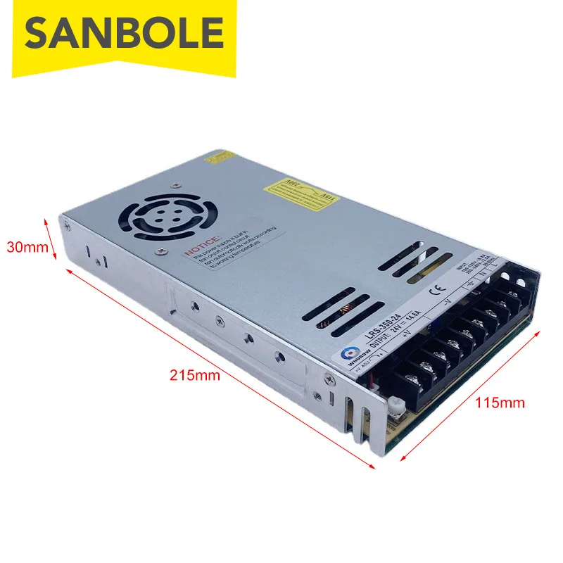 

LRS-350 Series ультратонкий 12В 24В 36В 48В одиночный выход закрытого типа импульсный источник питания для автоматического оборудования