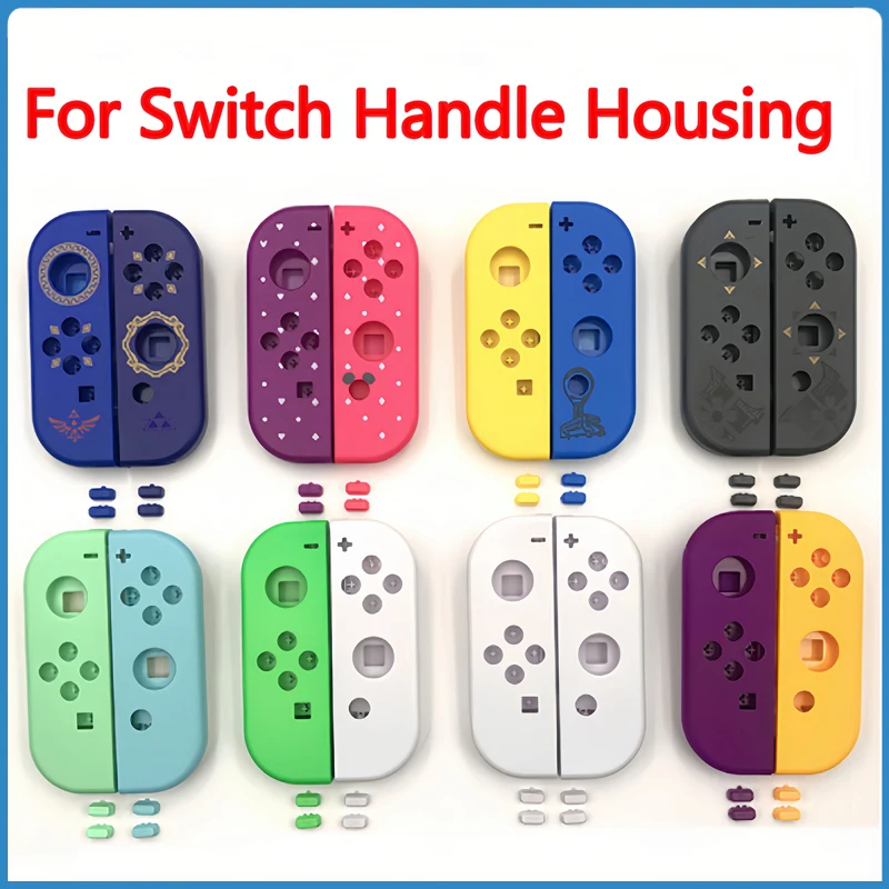 1Set Per Switch Oled Joycon Cove Per Ns Nintendo Cove Sostituzione Custodia In Plastica Custodia Per Guscio In Pelle Sl Sr Buttons Game