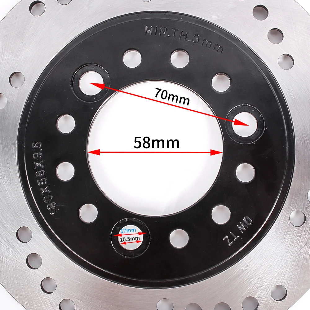 Thickened Electric Brake Pad, Vehicle Disc, Brake Disc, Electric Friction, Battery Car, Pedal, 180x58x70mm
