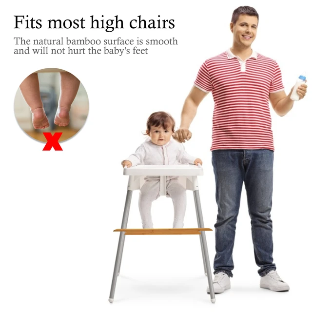 Baby Chair Footrest Ergonomic Design Non-Slip Adjustable High Chair  Footboard Great Gift For Children Kids - AliExpress