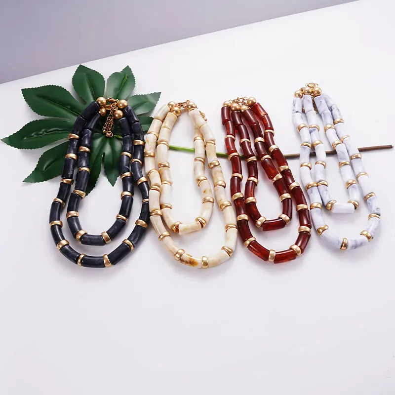 Rugged Style Tube Necklace