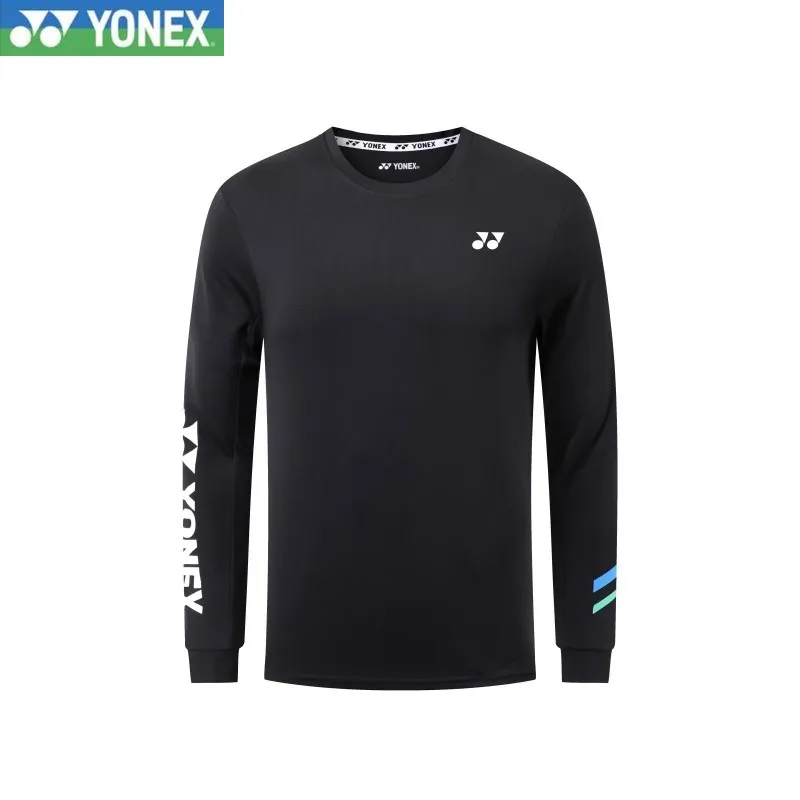 YONEX Winter New Men's and Women's Badminton Robe Breathable Casual Training Long Sleeve Top