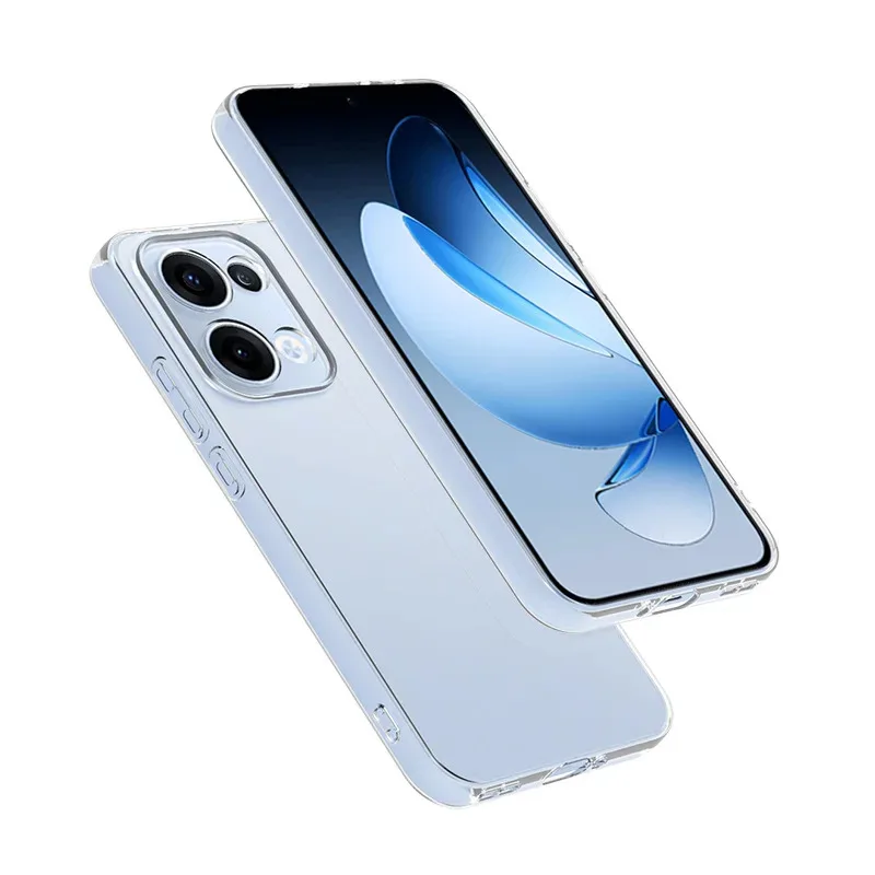 Slim Soft TPU Clear Phone Case - Transparent Protective Back Cover