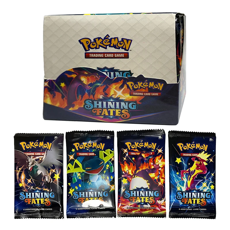360-324Pcs Pokemon Cards Box TCG Sun Moon Evolutions Pokemon Booster Shinny Card