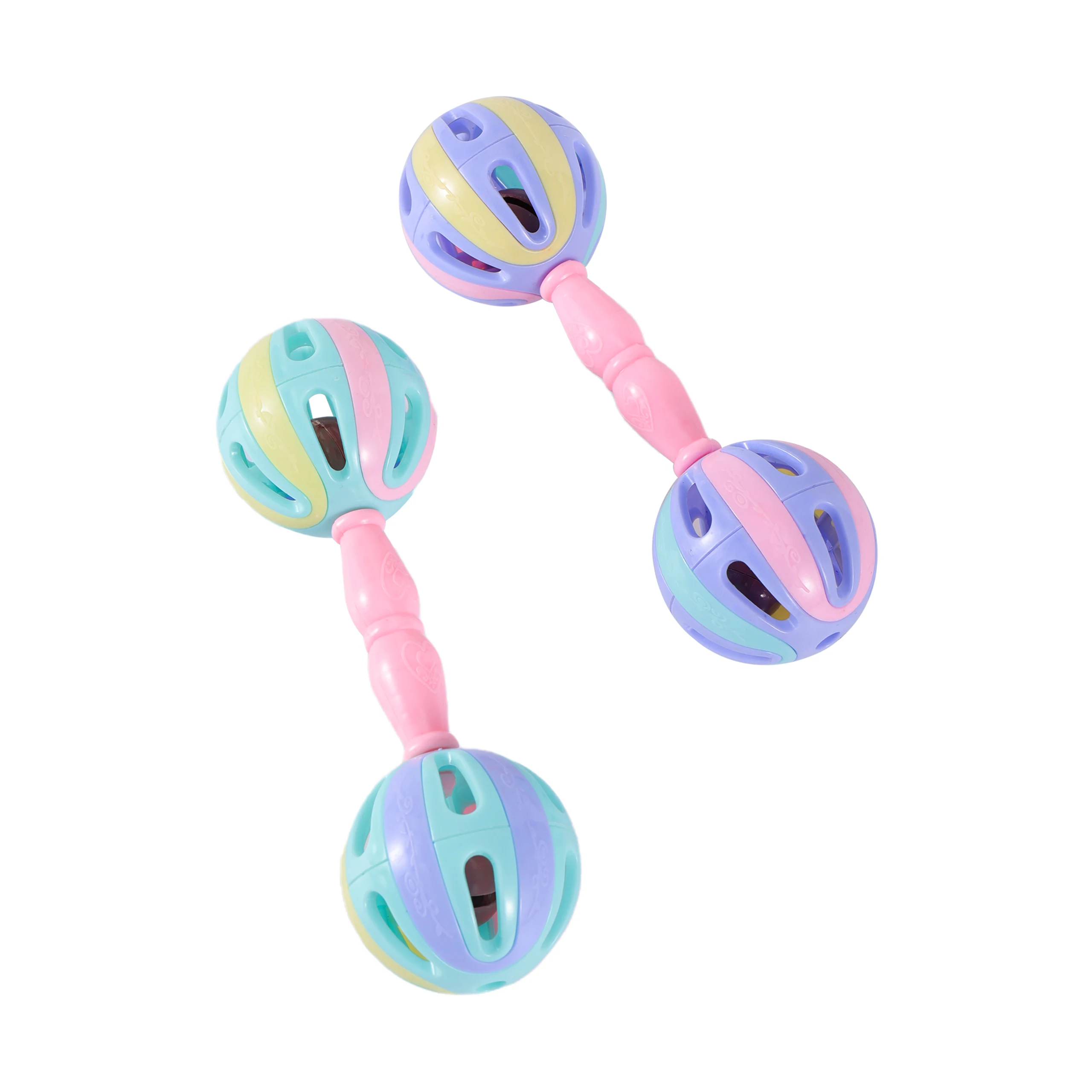 

1Pc Parrot Bell Toy Anti-Bite Bird Toy Pet Bird Training Toy Interactive Entertainment Rattle Double Head Kring Ball Bird Toy