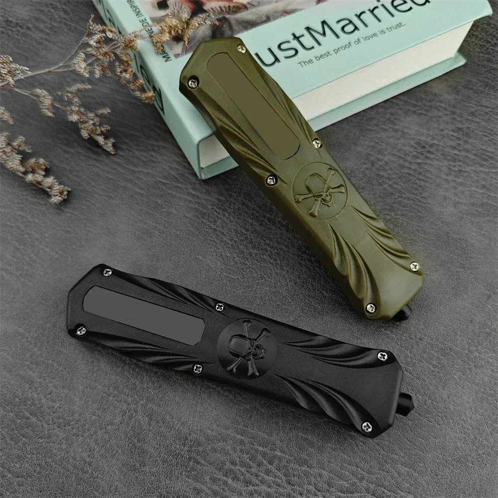 Camping Hunting Folding Knife 440C Sharp Blade ABS Non-slip Handle Outdoor Wilderness Adventure Survival Practical Tool Gift 5